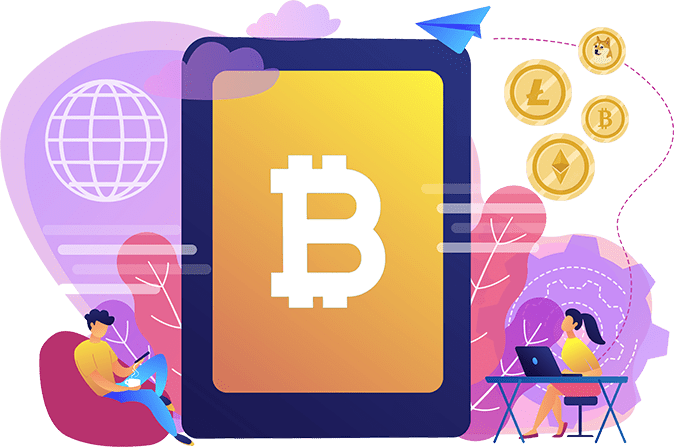 Bitcoin cryptocurrency app