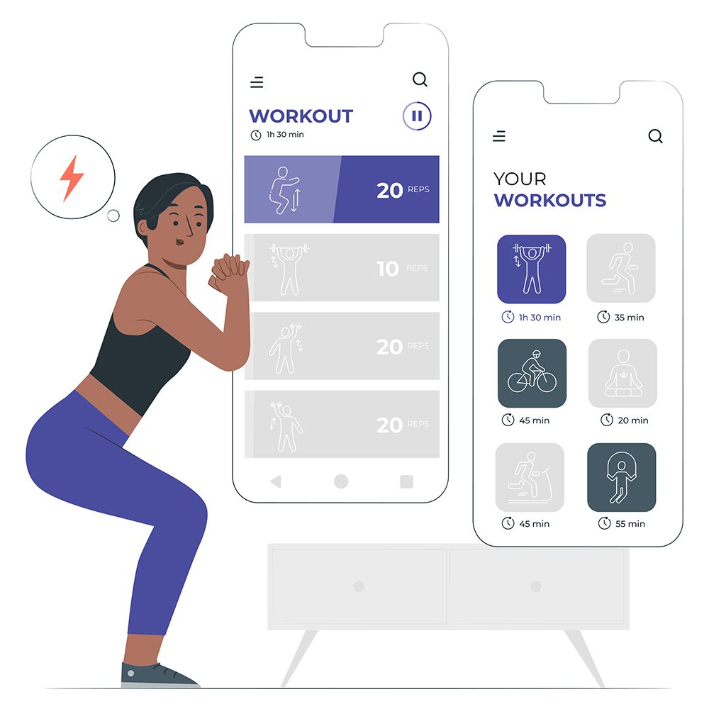 Advanced features of fitness app development