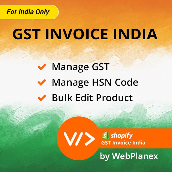GST Invoice India by WebPlanex