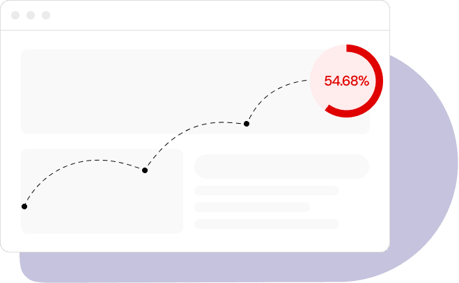 Increased bounce rate