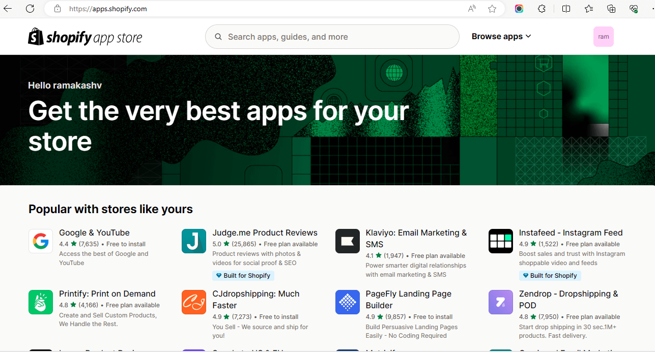 8_Install essential Shopify apps