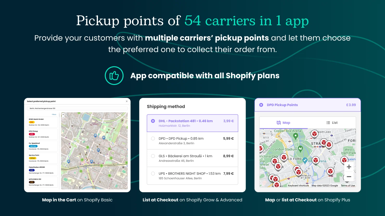 Octolize Pickup Points App