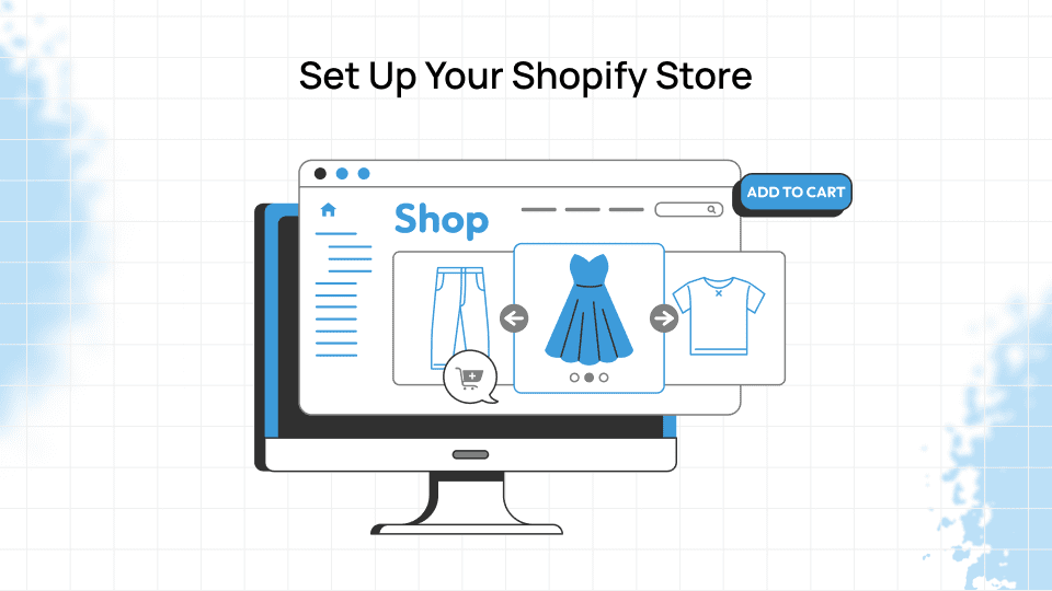 Setting up an online Shopify store to sell hair extensions from home