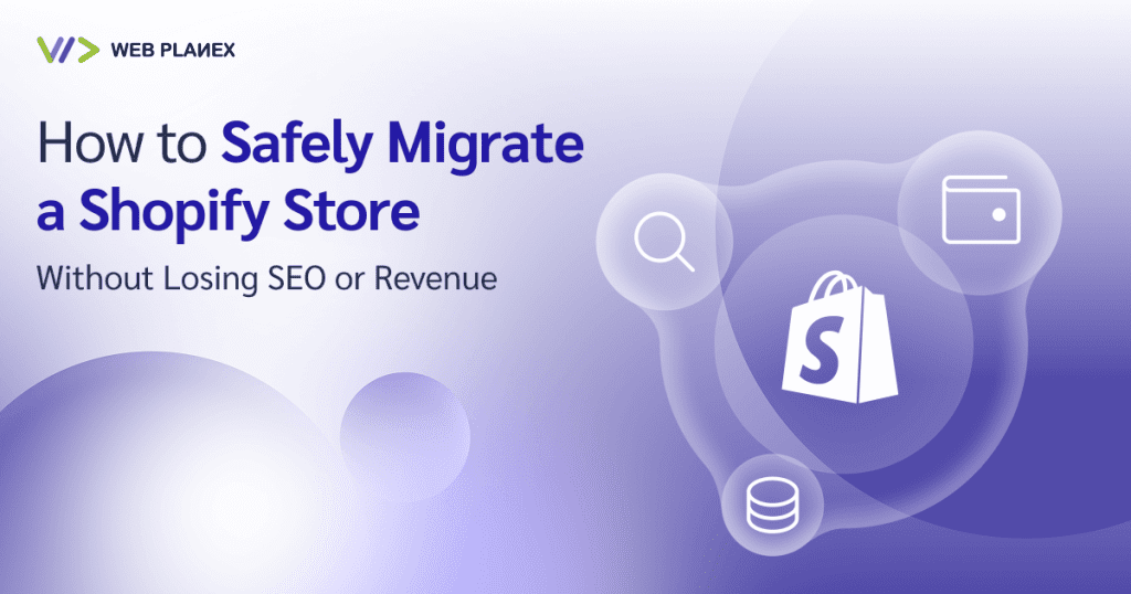 migration of a Shopify store with SEO elements and revenue metrics preserved during the transfer process