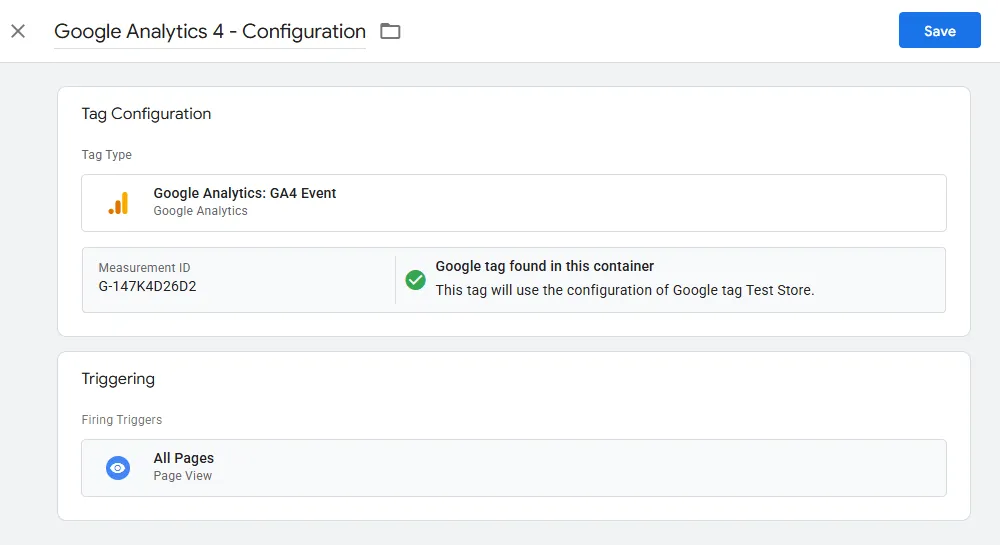 ga4 tag in google tag manager