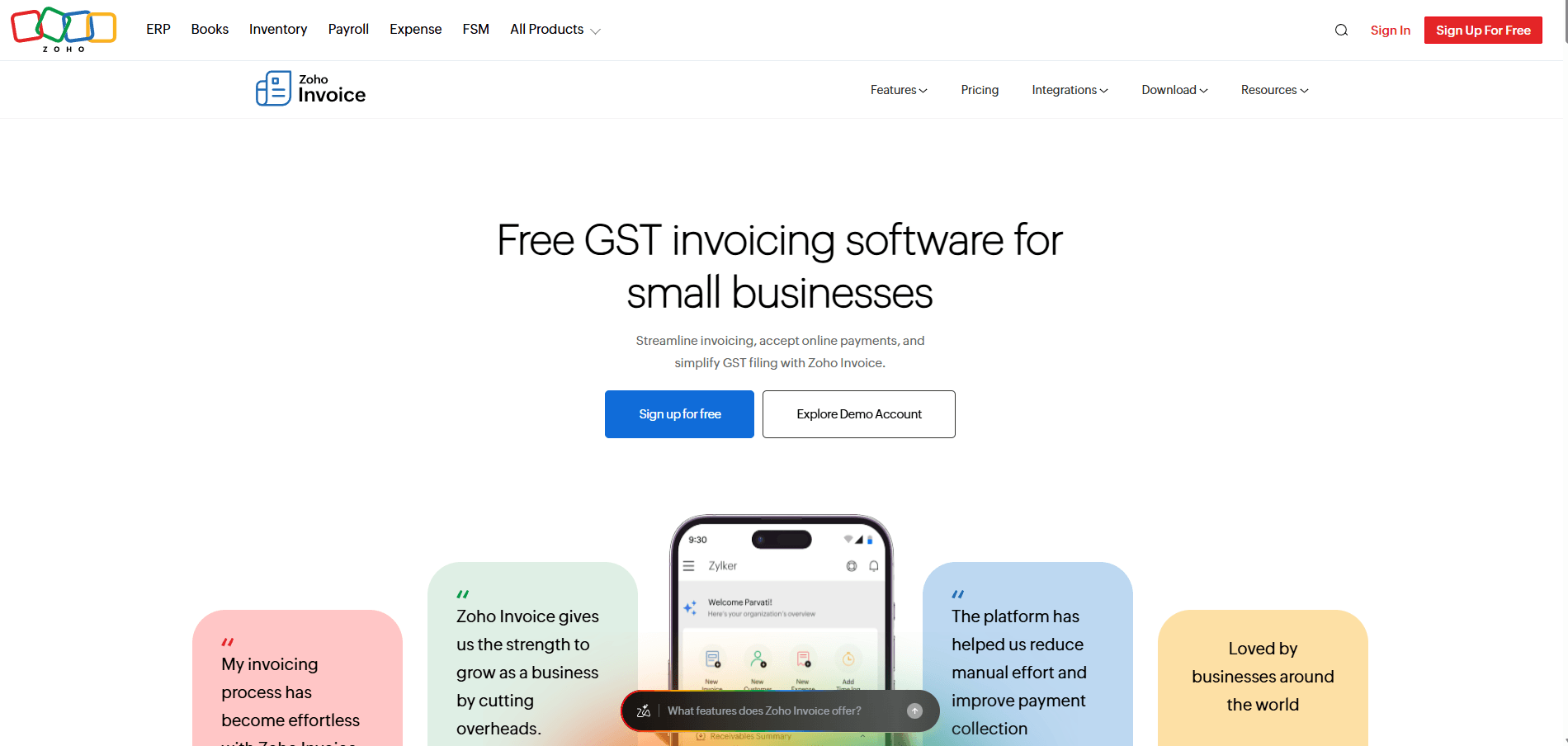 zoho-invoice-wix