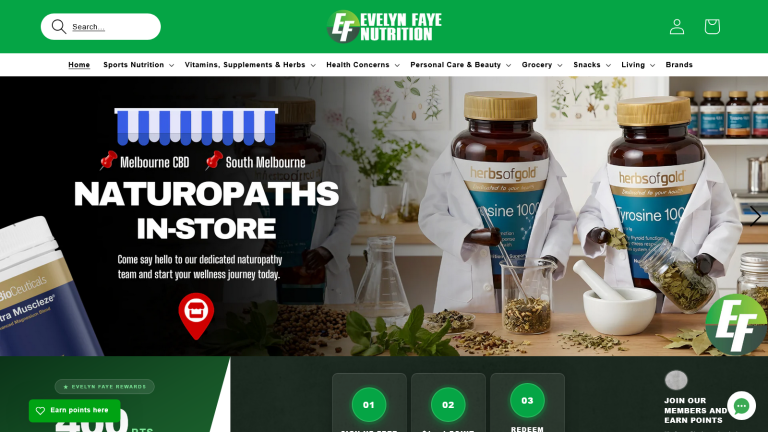 Webplanex and Evelyn Faye Nutrition